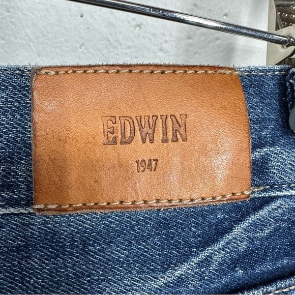 EDWIN Women's Size 25 Cai Cut Off Denim Jean Shorts - Picture 9 of 15